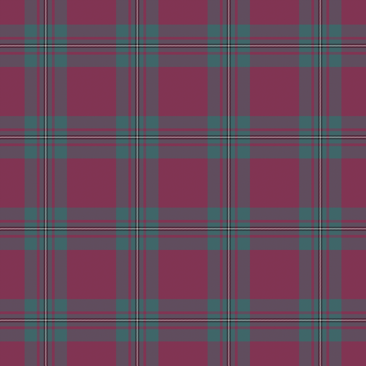 MacGregor hunting sett rendered in burgundy and muted teal-green.